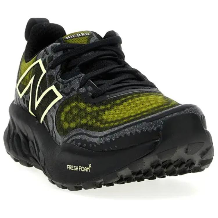 New Balance Fresh Foam X Hierro v8 Black Tea Tree Men Sneakers Green Limelight MTHIERY8