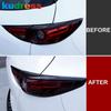 Rear Tail Light Lamp Cover Trim For Mazda CX5 CX-5 KF 2017-  Carbon Car Taillight Eyelid Eyebrow Frame Trims Accessories