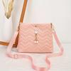 Luxury Women's Small Crossbody Bag PU Leather Messenger Bags Zipper Handbags Purse Stylish Novelty Handbag