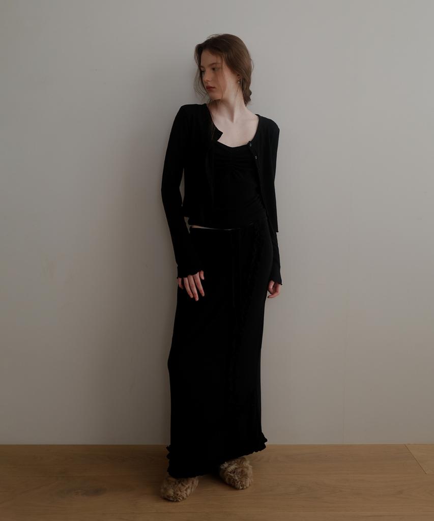 Shearing Mona Skirt_[Black]