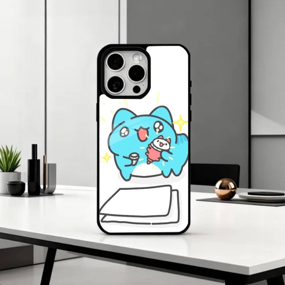 C-Capoo W-Whimsical B-Bugcat Phone Case For iPhone17,16,15,14,13,12,11 Plus,Pro Max Magnetic For Magsafe Wireless Charging