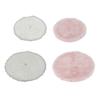 Large Christmas Tree Skirt Soft Long Pile Fabric Plush Mat for Festival Home Decoration Solid Color Tree Base Ornament