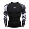 Herren T-Shirt Herren Laufen Sport T-Shirt Herren Kompressions Fitness Oberteile T-Shirt Fitnessstudio Schnelltrocknend Eng Anliegend Training Sport Laufen
