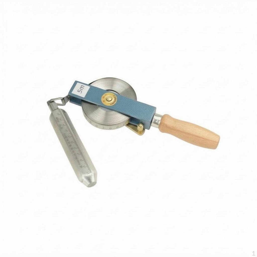 Oil Gauging Tape Resistant Sounding with Plumb Bob Accurate Calibration Petroleum Tank Depth