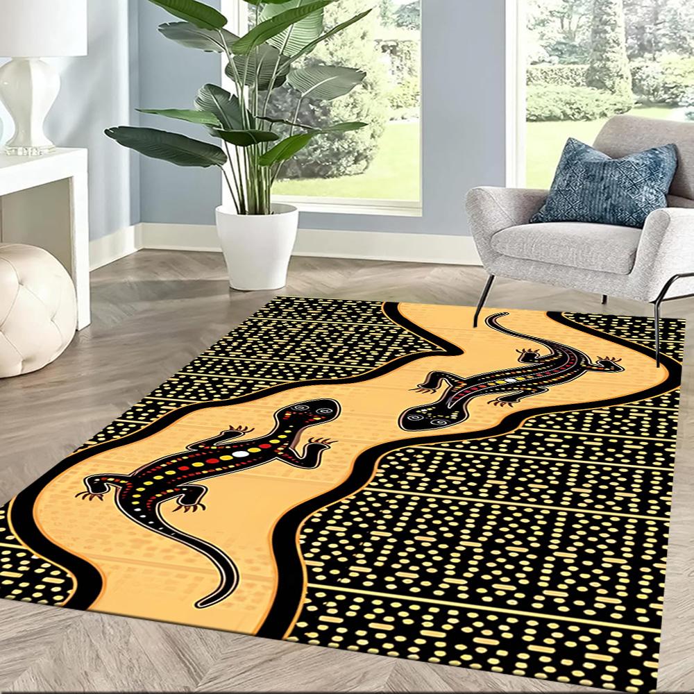 Australian Aboriginal Style 157 Carpet Perfect for Dormitory Study Room Game Room Foyer Anti-slip Rug Decorate Offices