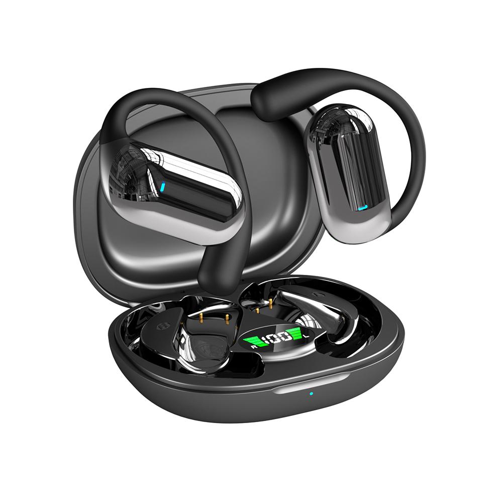 Bluetooth-Compatible 5.3 Wireless Earbuds with Ear Hook Real-Time Translation Earphone Noise Cancelling for Travel and Business