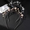 1PC Party Rhinestone, Pearl and Five-pointed Star Hair Hoop. An Exaggerated and Individualistic Hair Accessory for Festivals and