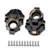 2 PCS Rear Axle C Block Seat Brass Weighted Black Gold Type Upgrade Parts Replacement for    4 Remote Control Car Accessories