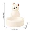 Birthday Gift Idea Ceramic Kitten Candlestick Holder Adorable Desktop Decoration for Birthday Parties Versatile