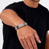 Hexagram Watch Strap Bracelet for Men,Stainless Steel Star of David Wristband,Trendy New Jewelry Gift