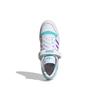 Adidas Zapatillas Unisex Forum Low Blanco Iridiscente Blanco Nube Aqua Pulso Tinte Rosa GX3398