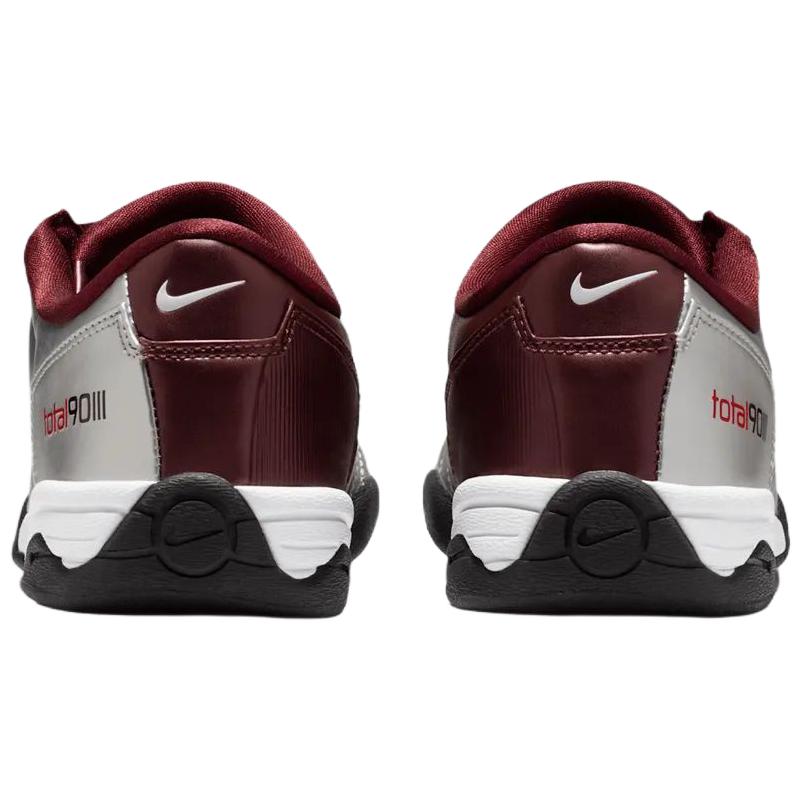 Nike Total 90 III Comfortable Fit Breathable Soccer Shoes Women Sneaker Red Silver IM7595003