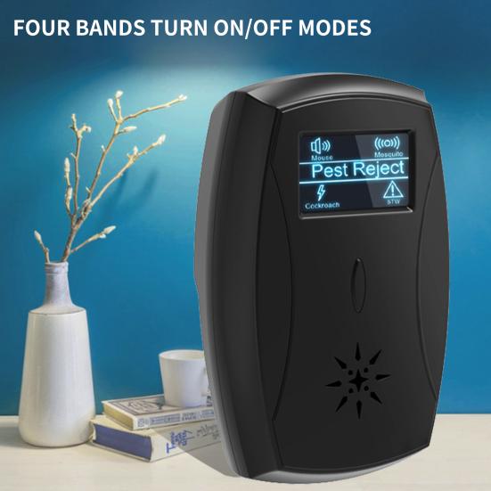 Mouse Repeller Multifunctional Plug-in Electronic Ultrasonic High Power Mosquito Pest Repeller for Indoor