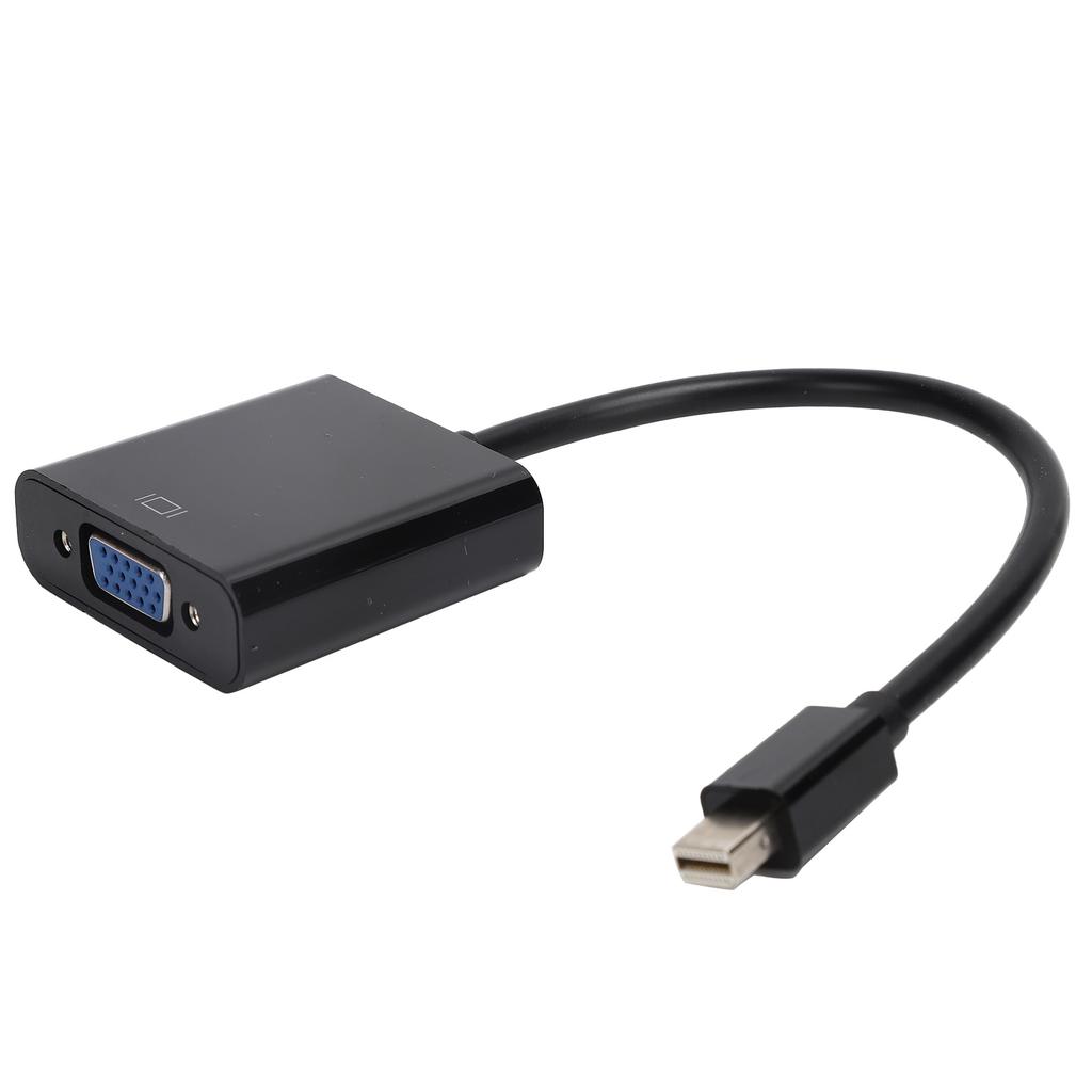 Adaptador Mini DP para VGA Macho para Fêmea Conversor de Recebimento de Fonte de Sinal DisplayPort