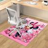 1pc. Cute Pink Minnie Mouse Floral Rug - Home Decor, Office Carpet, Outdoor Mat, Gift Ideaz0414226