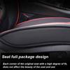 Leder Autositzbezug, Der Vollständig Umhüllende Autositzschoner mit Kopfstütze Lendenkissen Universelle Passform