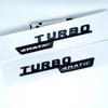 CXAFM1 Silver Black Letters A35 Turbo 4matic Emblem for Mercedes Benz AMG Car Fender Trunk Rear W176 W177 Logo Sticker Accessories