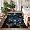 Crystal Velvet Rug Soft Non Slip Indoor Floor Mat Home DecorHalloween Michael Myers