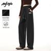 MJ STYLE Women's High-Waist Drawstring Banana Leg Pants