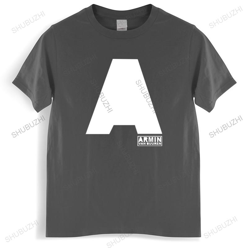 T-Shirt Herren O-Ausschnitt heißer Verkauf Armin Van Buuren Herren T-Shirts Schwarz Sommer T-Shirt männlich Baumwoll-T-Shirt größere Größe