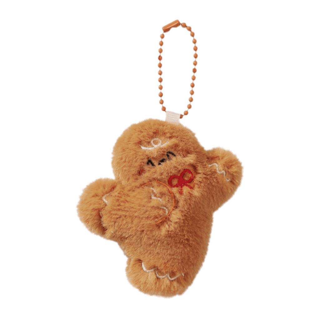 Cartoon Christmas Keychain Santa Claus Plush Keyring Fluzzy Christmas Tree Pendants  Festival