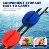 6Pcs Silicone Fishing Rod Holder Straps 5 Hole Portable Fixed Ball Rubber Fishing Pole Puller Clips for Travel Ground Car Bike