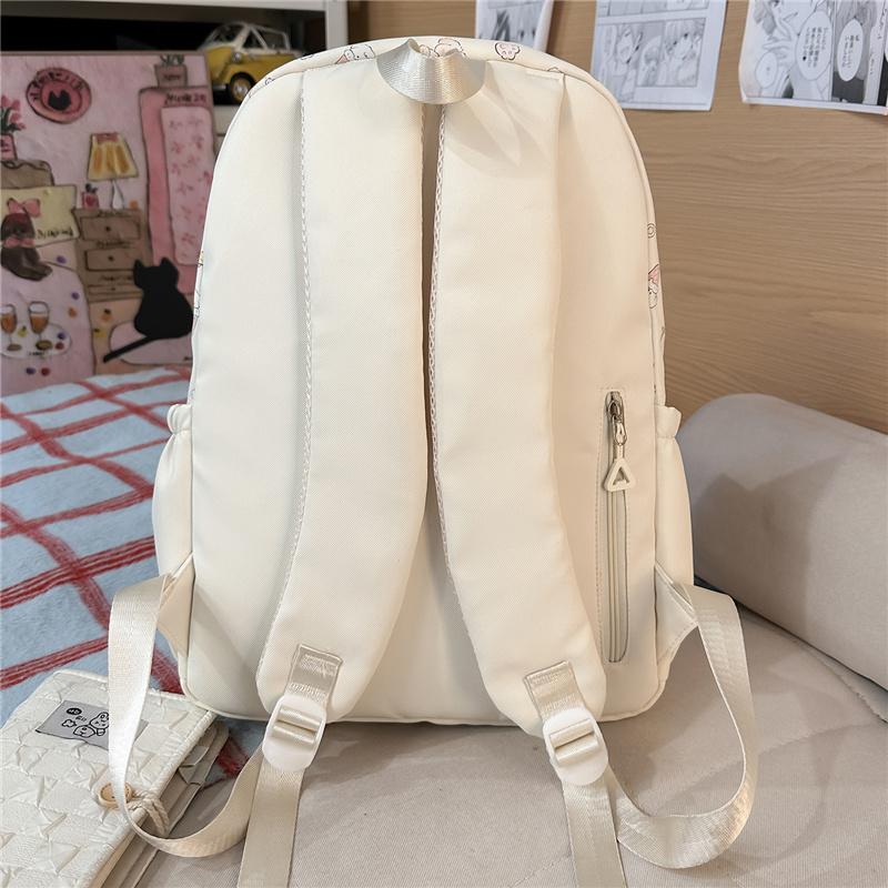 Student Schoolbag Women's Large Capacity Ice Cream Dog Lightweight Backpack