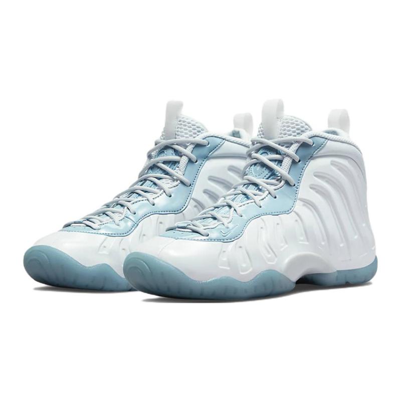 Nike Little Posite One White Aura Worn Blue GS Sneakers DM1090-400