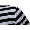 Summer Men's Classic Striped Polo Shirts Short Sleeve Breathable Casual T-Shirt Contrast Color Lapel Collar Streetwear Basic Top