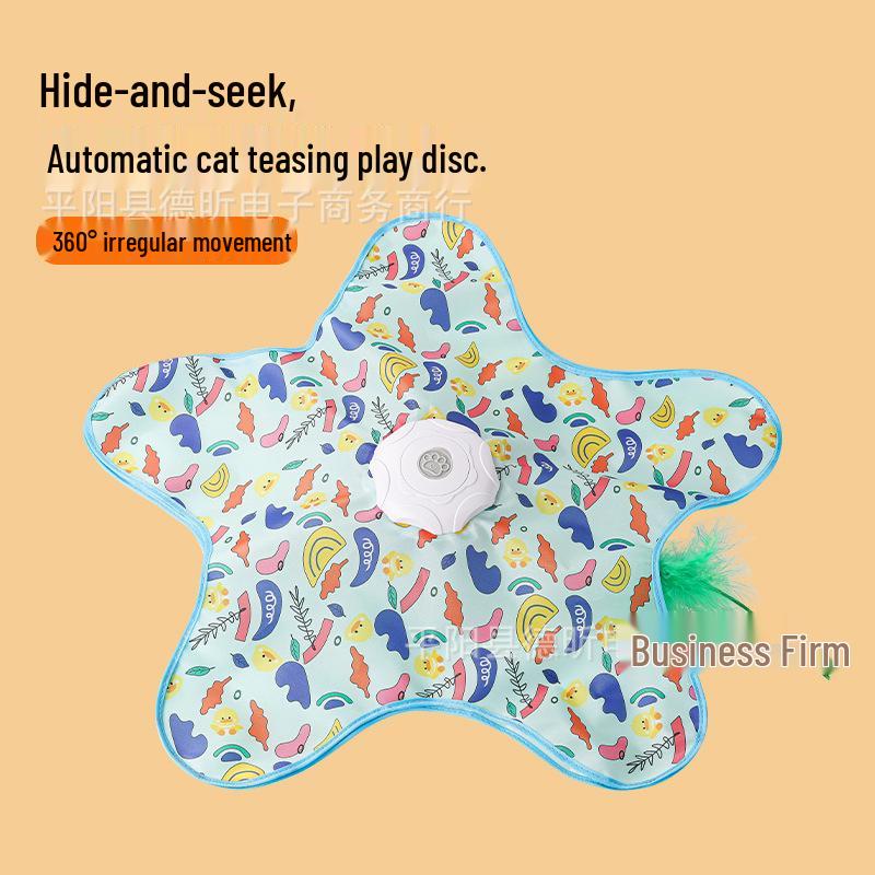 Double-Layer Interactive Pet Toy: Magic Ball and Hiding Cover for Self-Amusement and Boredom Relief in Cats and Dogs