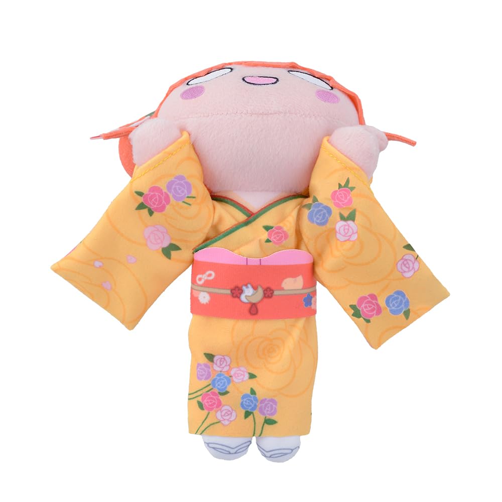 Love Live! Hasunozora Girls' Academy School Idol Club Lying Down Plush Toy "Hinoshita Kaho - Kaga Yuzen Collaboration Pattern Costume" (S)
