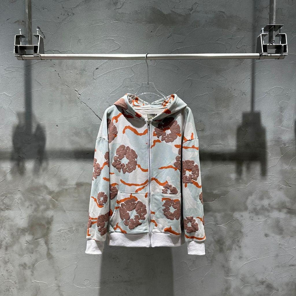 Sweat à capuche unisexe camouflage 2025 - Collection Automne/Hiver