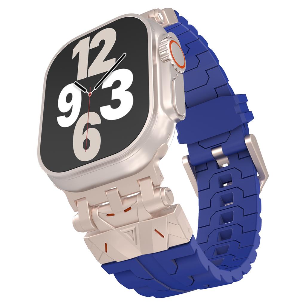 1 szt. Silikonowy pasek do Apple Watch S10 46mm dla Apple Watch Pasek mechaniczny 9 8 7 6 5 4 Ultra 2 49mm 45mm 44mm 42mm Bransoletka Akcesoria do smartwatcha