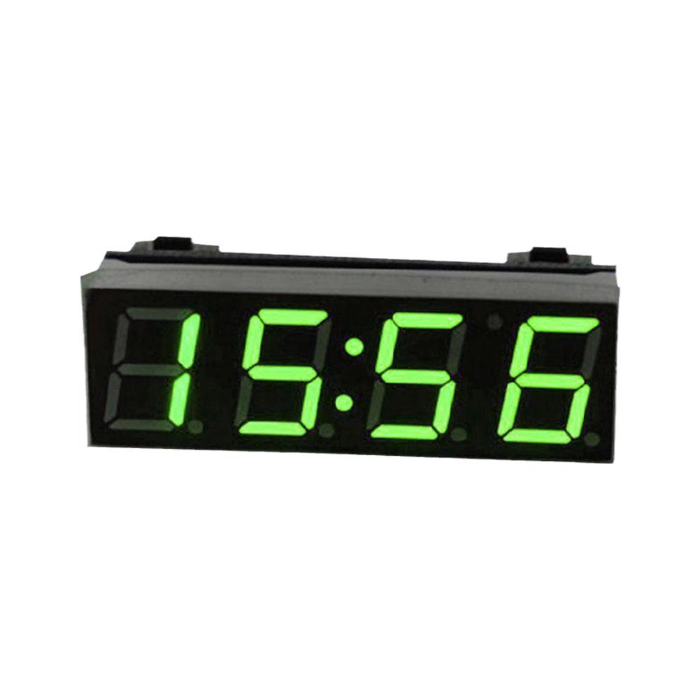 Neuer Mini Auto Digitaluhr Thermometer Voltmeter 3 Zubehör LED Innenraum 1 In Elektronische Voltmeteranzeige Digitaler Timer W5E3