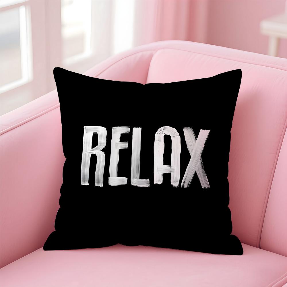 

RRelax Funy Abstract Art Cushion Cover Linen Pillowcase Cover Soft Decor for Sofa Home Room 30X30cm