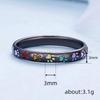 Sweet Rainbow Ring, Personality Trend Women'S Dog Print Jewelry, Cute Animal Cat Paw Ring