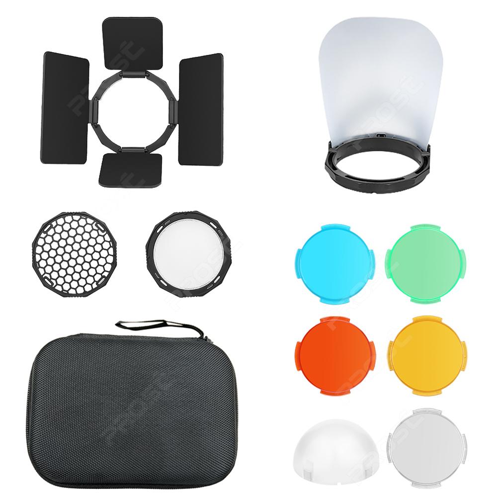 

Магнитный комплект аксессуаров для вспышки с круглой головкой для Godox V1 V1Pro AD100Pro H200R AK-R1 TRIOPO R1 F1-200 Запасные части для фотографии