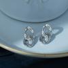 Autumn And Winter Cold Wind Tang Grass Flower Earrings Simple Niche Tassel Chain Shape Stud Earrings Generation