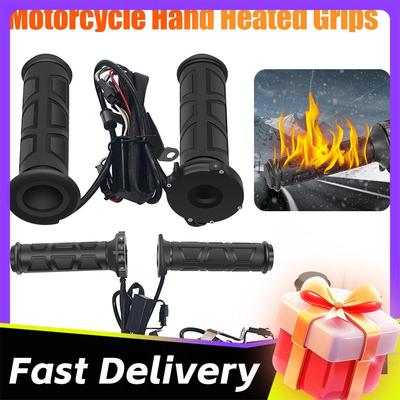 Universal 22mm Motorcycle Heating Handle Grip Electric Heating Handle Temperature Regulation Motorcycle Heating Handlebar