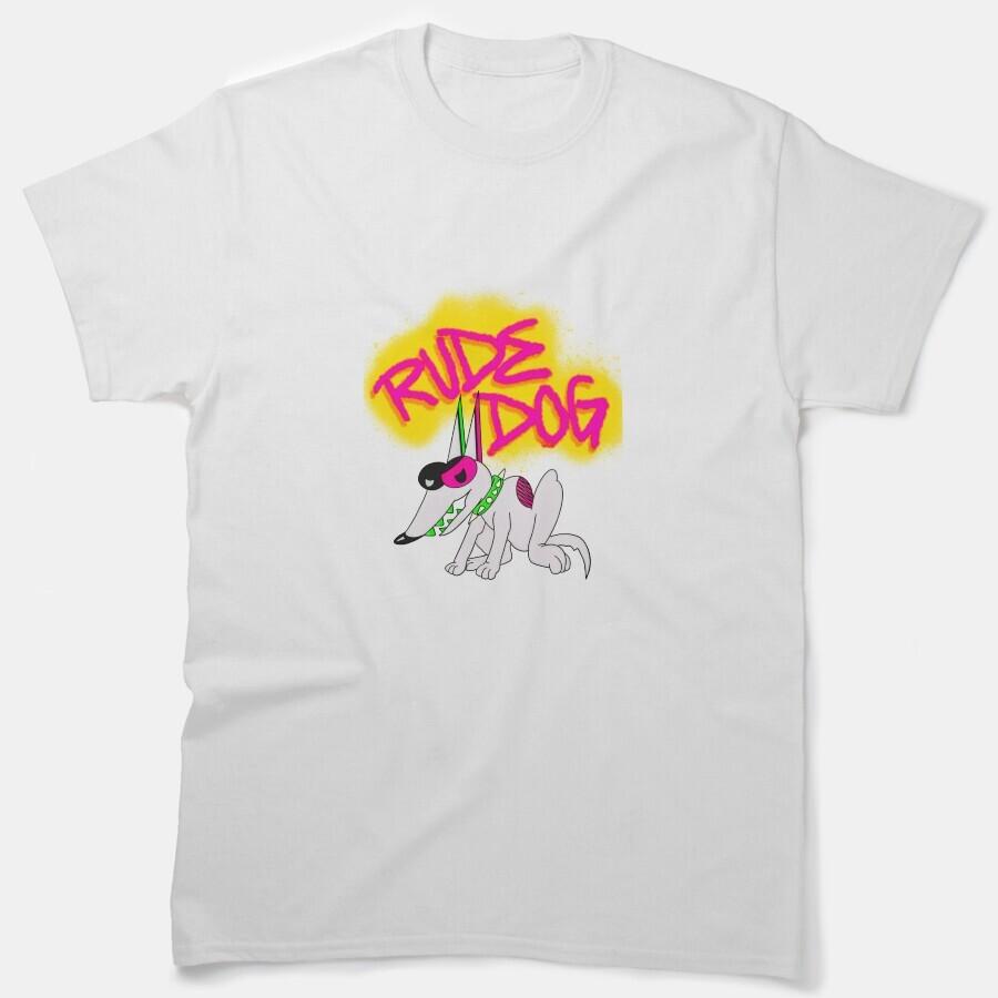 Rude dog Classic T-Shirt Best Gift Unisex T-Shirt