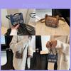 Stylish Mini Shoulder Bag For Women And Men In Trendy Plaid Pattern For Everyday Use