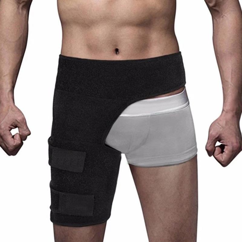 1Pcs Hip Brace Thigh Compression Sleeve Hamstring Compression Sleeve Sciatica & Groin Compression Wrap For Hip Pain Relief