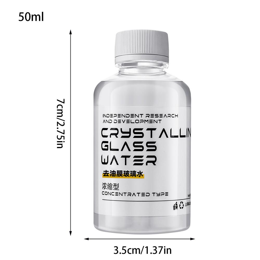 

120ml Car Glass Oil Film Cleaner Brush Auto Glass Cleaning Brush Windshield Oil Film Cleaner Brush Glass Polishing Coating