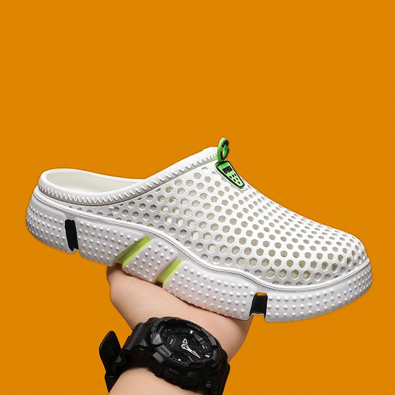 Men's Summer Outdoor Slip-On Closed-Toe Beach Sandals