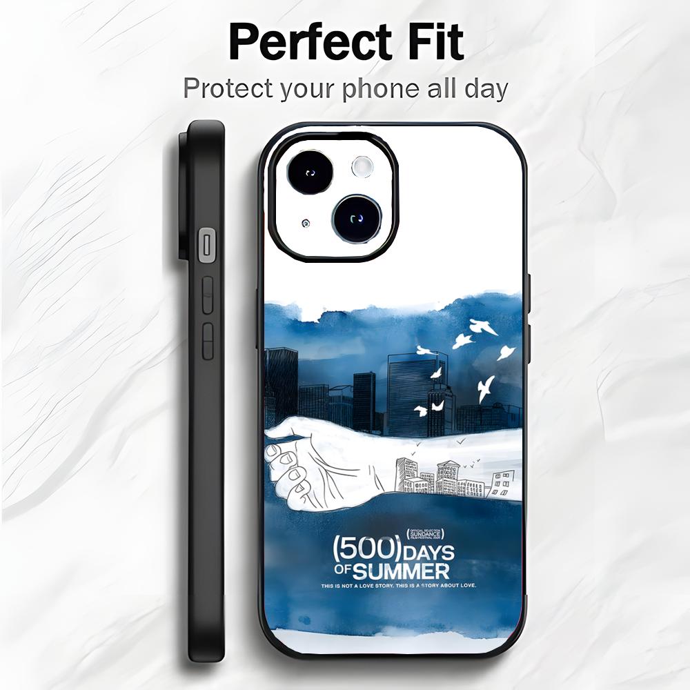 Romantic Sweet Movie 500 D-Days Of Summer Phone Case Phone Case Soft Packaging Lightweight For iPhone17 16 15 14 13ProMax