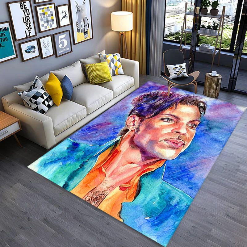 Prince's Iconic Guitar Artistry carpet Living room and bedroom mats floor mats Art Bathroom mat Room
