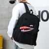 Personalized Graffiti Shark Backpack Korean Version of Male and Female Students Schoolbag Large Capacity Casual Versatile Sports Backpack
