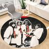 1pc KISS Band Office Round Area Rug, Under Office Chairs Bedroom Living Room Home Decor, Room Decoa1016300