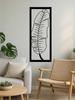 1pc Exquisite Metal Iron Leaf Wall Art, Rustproof Waterproof Home Decor for Living Room Bedroom