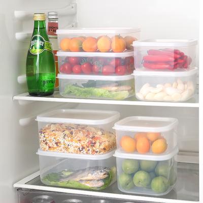 Multifunctional Fresh-keeping Box Refrigerator Special Freezer Box Household Kitchen Rectangular Sealed Transparent Storage Box